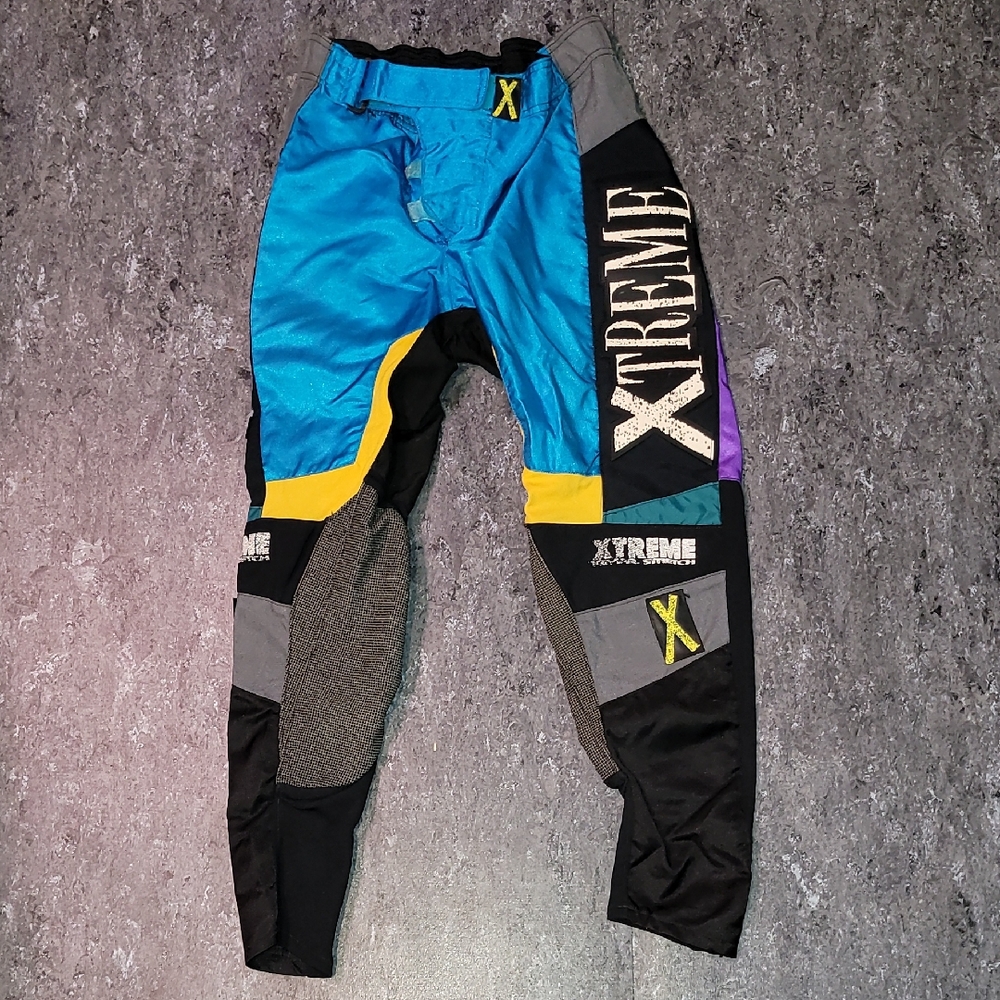 Made In USA. Vintage.  XTREME. Motocross Riding Pants.  Men's Medium